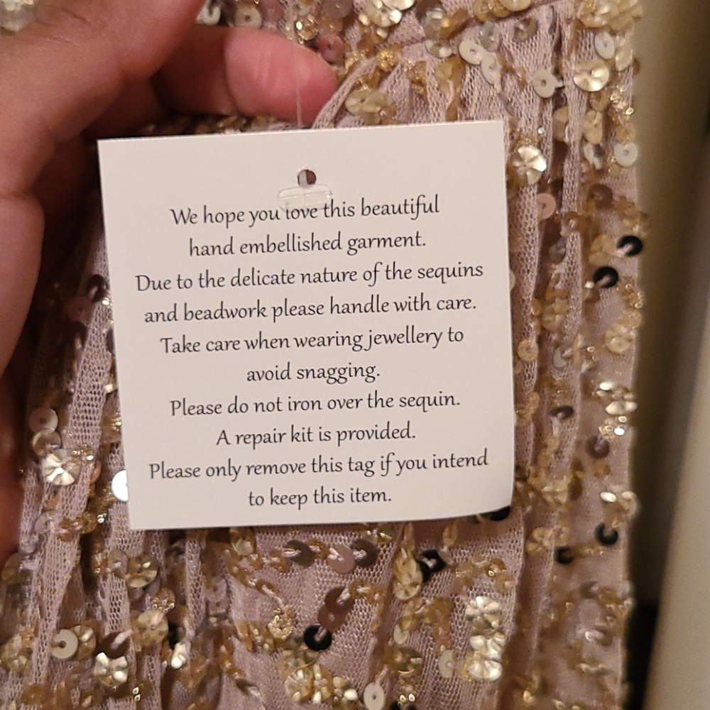 Pink Gold Dress - Picture 3 of 6